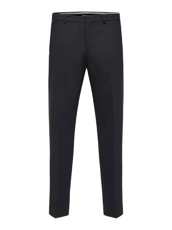 SELECTED SELECTED Hlače na crtu 'Elon'  crna