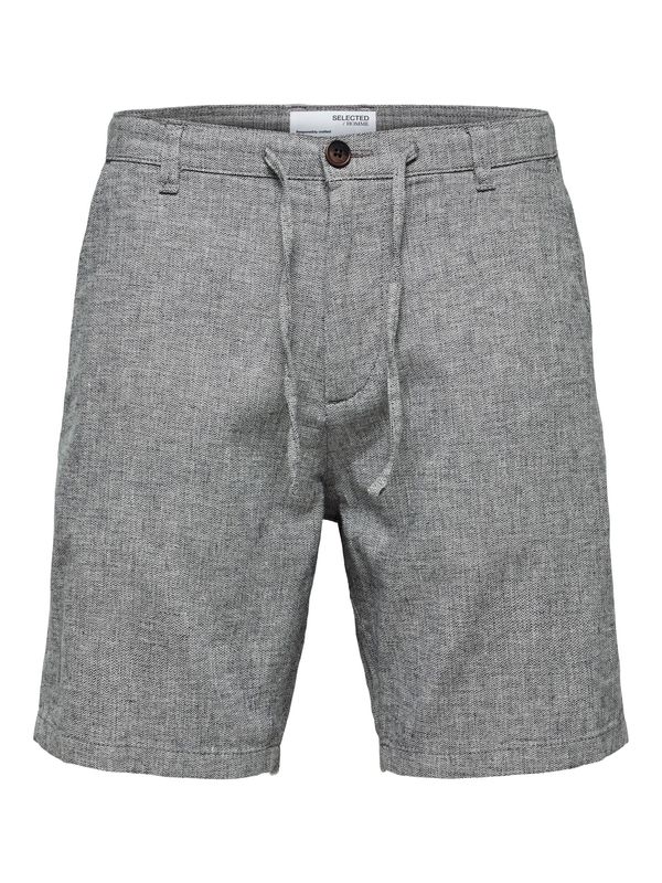 SELECTED HOMME SELECTED HOMME Chino hlače 'Brody'  morsko plava / bijela