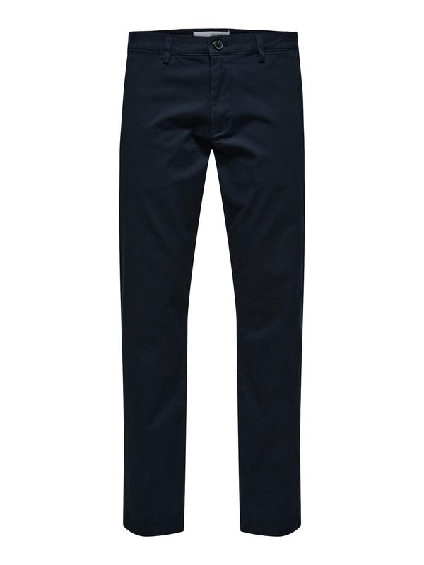 Selected SELECTED HOMME Chino hlače 'Miles Flex'  tamno plava