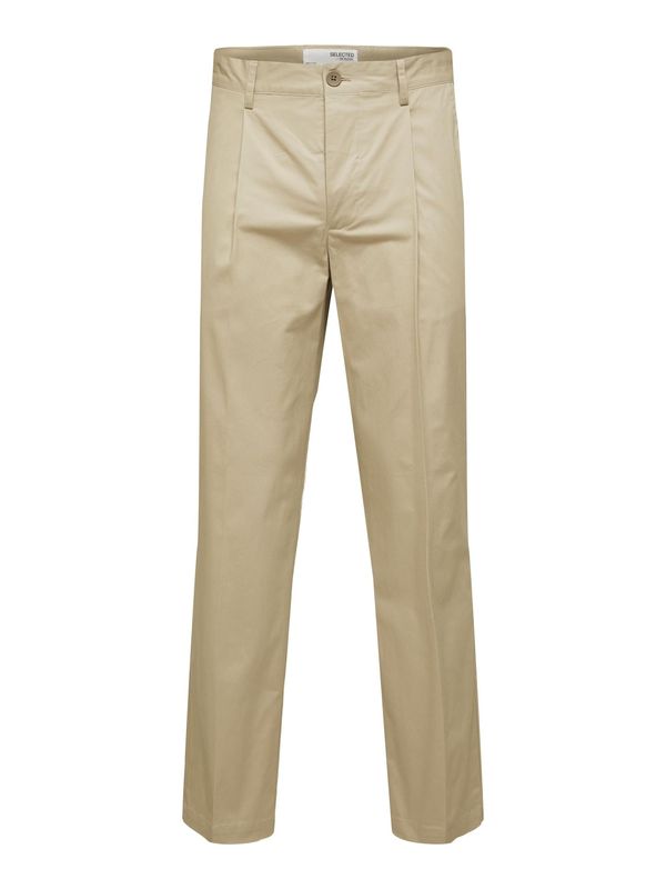 SELECTED HOMME SELECTED HOMME Hlače s naborima 'Loik'  bež