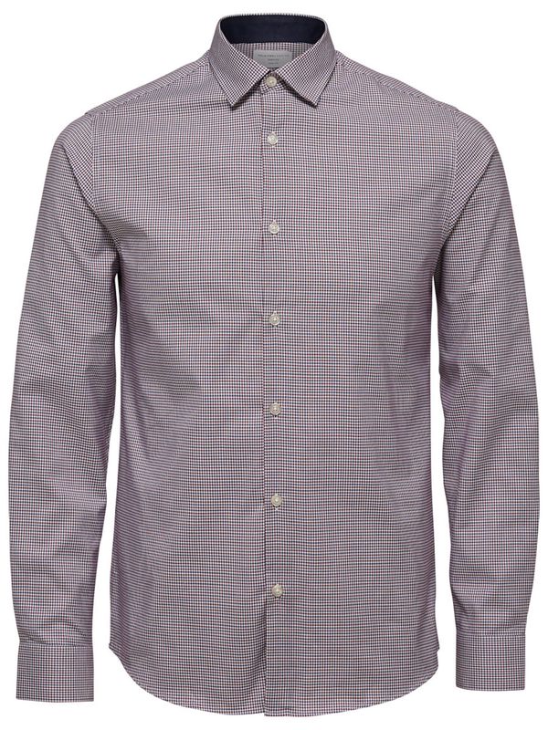 SELECTED HOMME SELECTED HOMME Košulja 'Mark'  tamno plava / tamno crvena / bijela