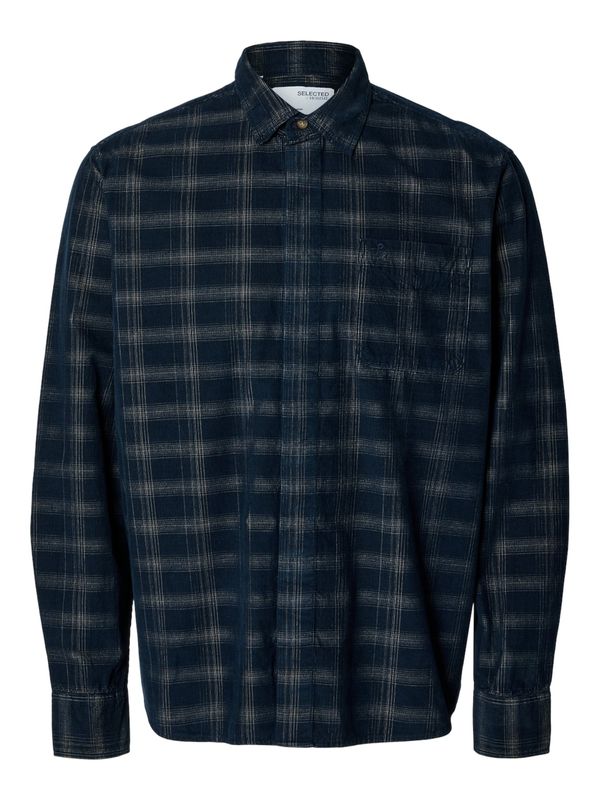 Selected SELECTED HOMME Košulja  morsko plava / bijela