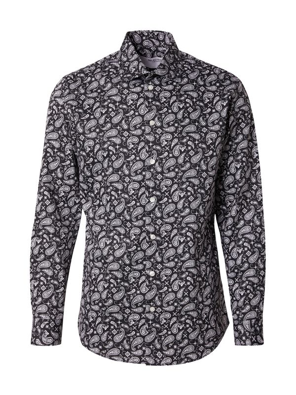 SELECTED HOMME SELECTED HOMME Košulja 'SLHPERFORMANCE'  crna / bijela