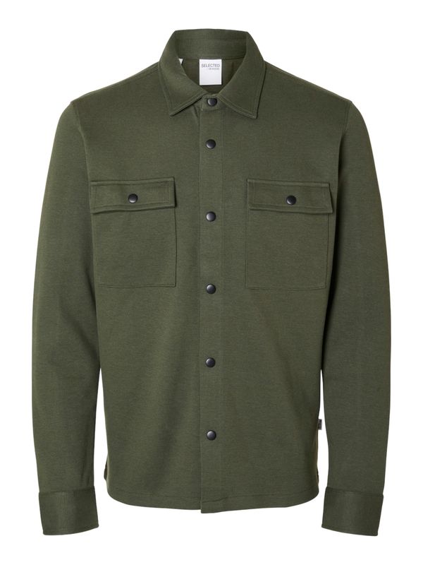 SELECTED HOMME SELECTED HOMME Prijelazna jakna 'SLHJACKIE'  kraljevski zelena