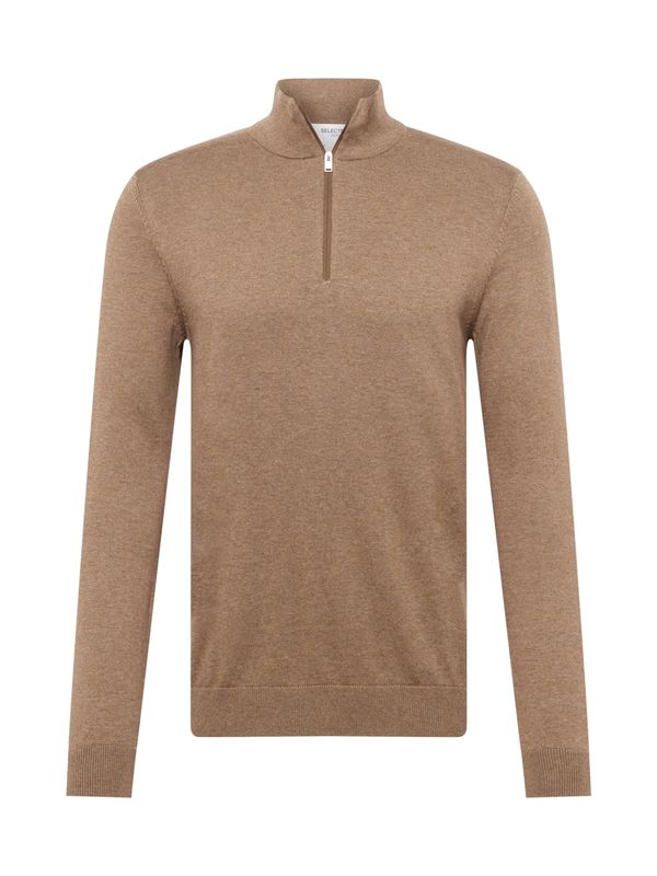 SELECTED HOMME SELECTED HOMME Pulover 'Berg'  smeđa