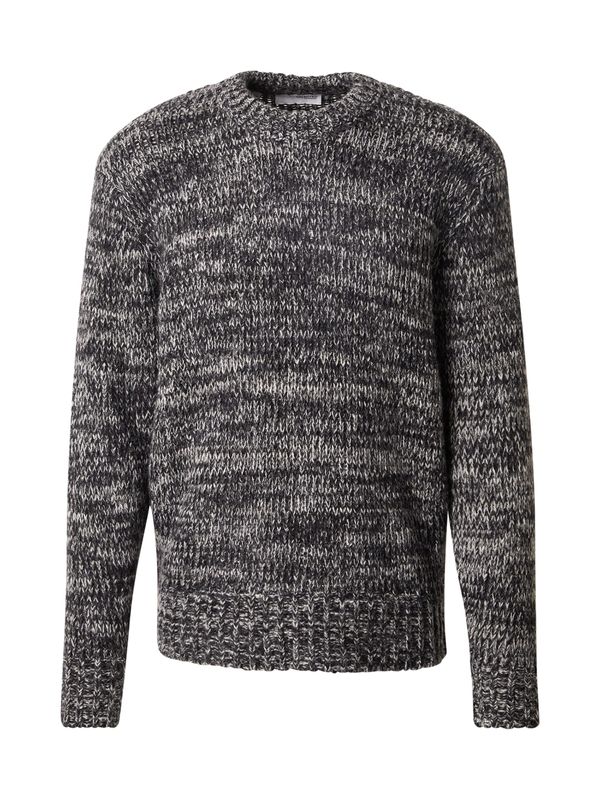 SELECTED HOMME SELECTED HOMME Pulover 'SLHPepper'  crna melange / prljavo bijela