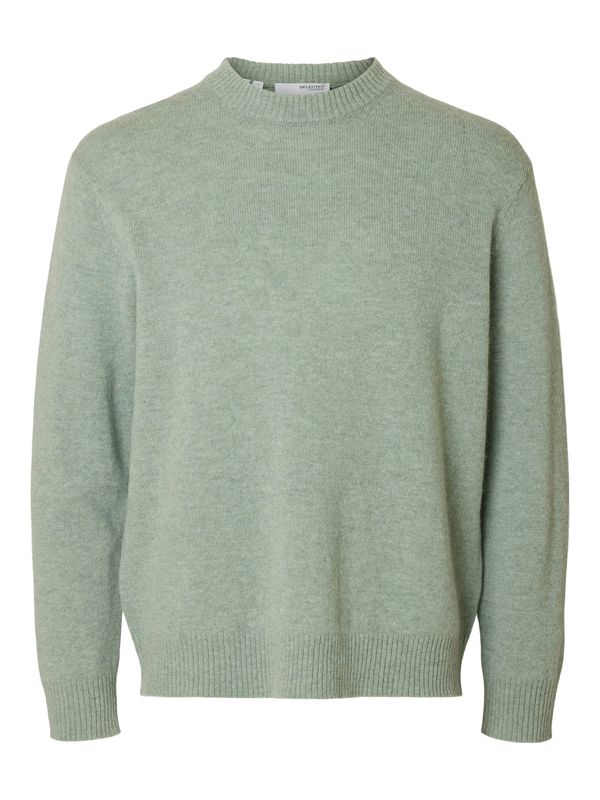 SELECTED HOMME SELECTED HOMME Pulover 'SLHREUBEN'  pastelno zelena