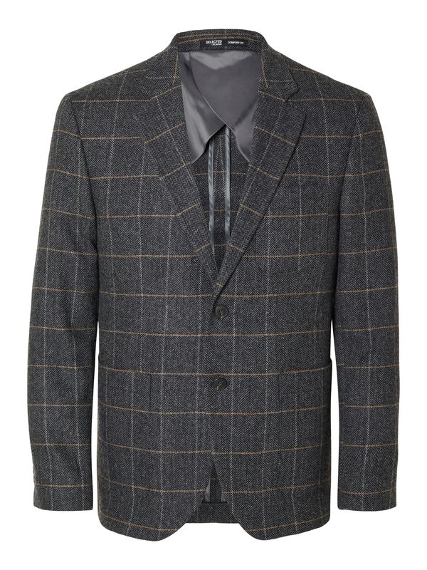 SELECTED HOMME SELECTED HOMME Sako  brokat / tamo siva / bijela