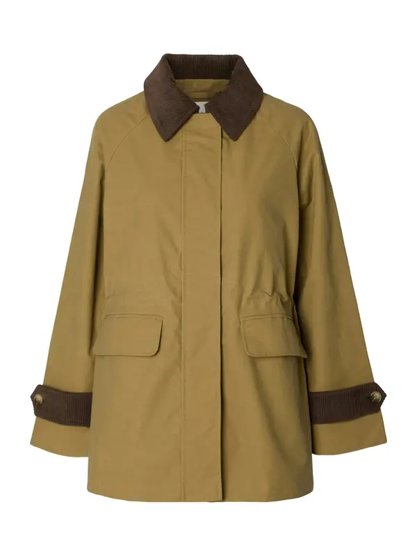 SELECTED SELECTED Lagana parka 'SLWWILMA'  karamela / tamno smeđa