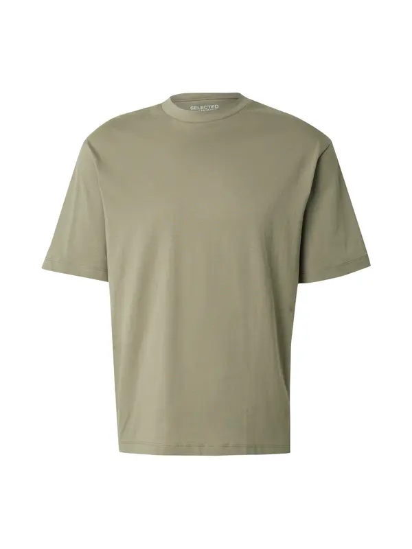 SELECTED SELECTED Majica 'SLHCOLMAN'  taupe siva
