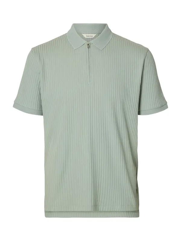 SELECTED SELECTED Majica 'SLHFave'  pastelno zelena