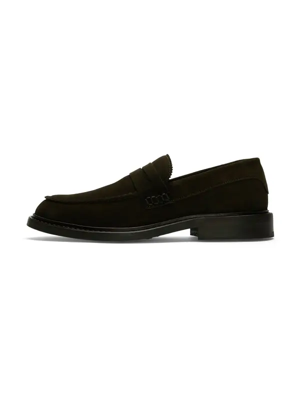 SELECTED SELECTED Slip On cipele 'SLHCARTER'  tamno smeđa