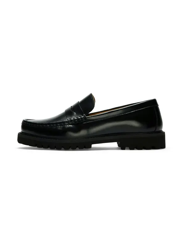 SELECTED SELECTED Slip On cipele 'SLHHUGO'  crna