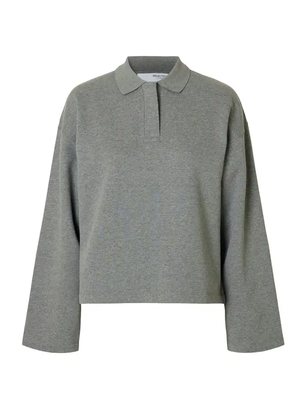 SELECTED SELECTED Sweater majica 'SLFari Gia'  siva melange