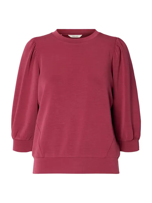 SELECTED SELECTED Sweater majica 'SLFTenny'  vatreno crvena