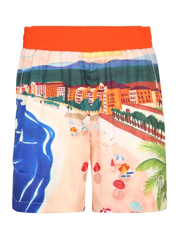 Sergio Tacchini Sergio Tacchini Hlače 'CIUDAD'  mornarsko plava / svijetlozelena / roza / narančasto crvena