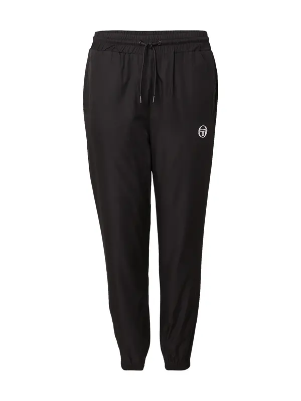 Sergio Tacchini Sergio Tacchini Hlače  crna / bijela