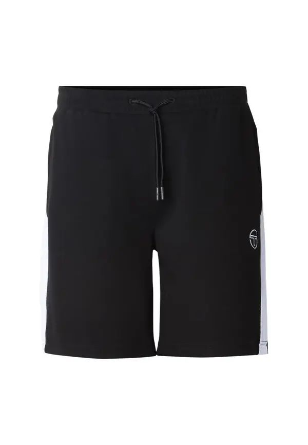 Sergio Tacchini Sergio Tacchini Hlače 'Egeo'  crna / bijela