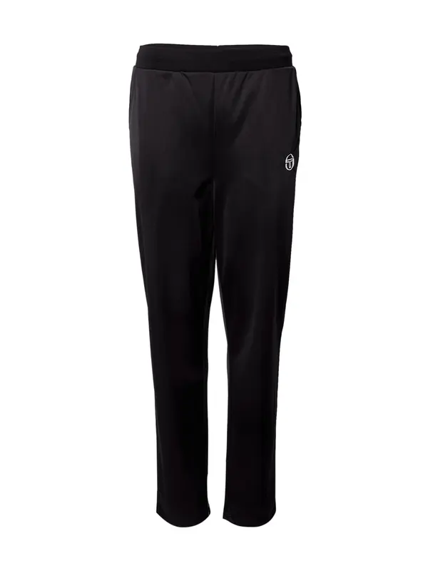 Sergio Tacchini Sergio Tacchini Hlače 'SANTOS'  crna / bijela
