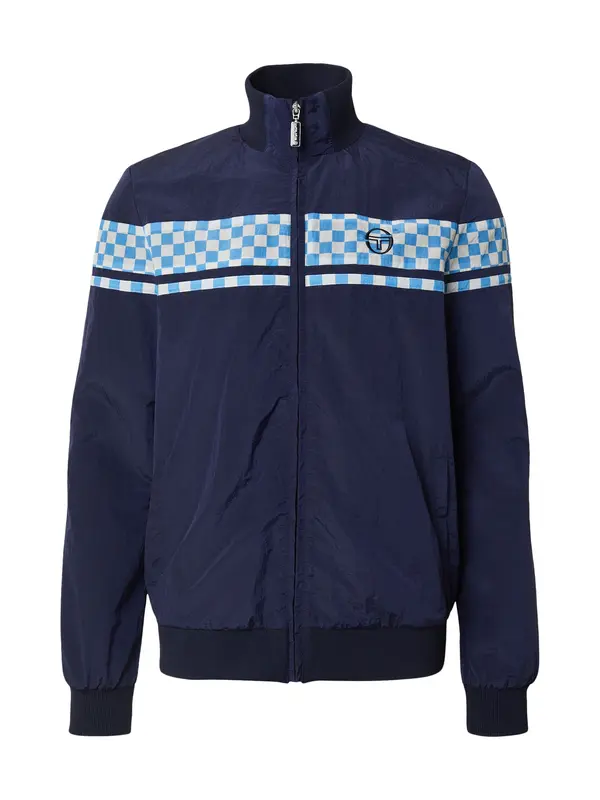 Sergio Tacchini Sergio Tacchini Jakna za vježbanje 'Renzo'  plava / tamno plava / bijela