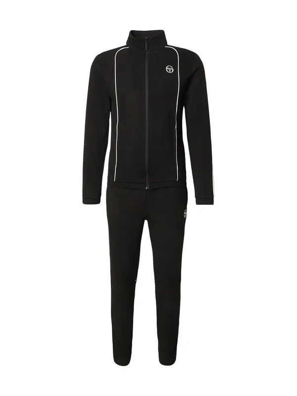 Sergio Tacchini Sergio Tacchini Jogging komplet 'Egeo'  crna / bijela