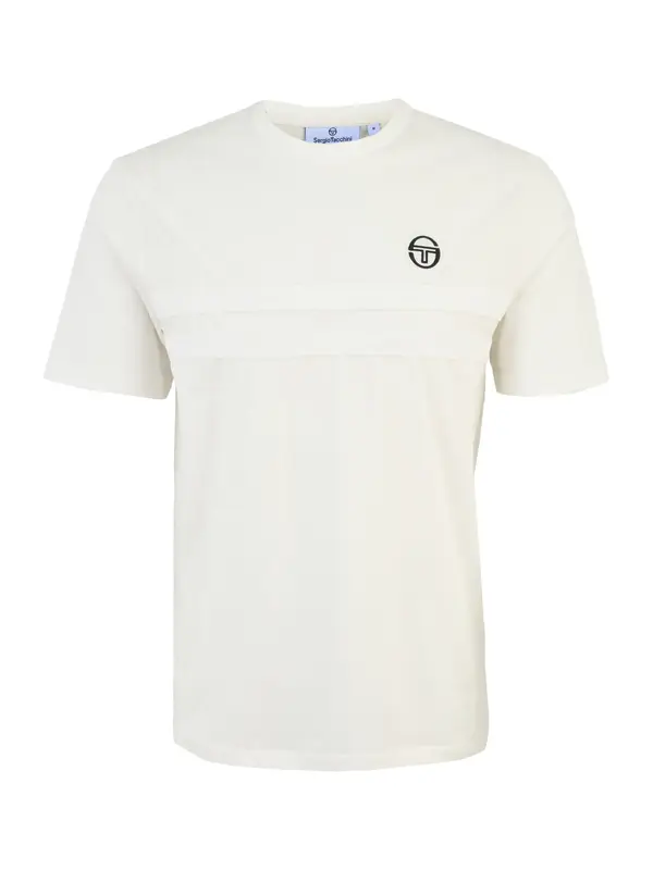 Sergio Tacchini Sergio Tacchini Majica 'Egeo Co'  crna / bijela