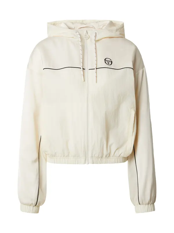 Sergio Tacchini Sergio Tacchini Prijelazna jakna 'Metropolitan'  boja pijeska / crna