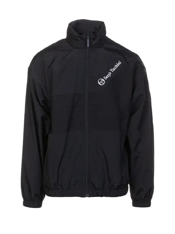 Sergio Tacchini Sergio Tacchini Prijelazna jakna 'PATRICK'  crna / bijela