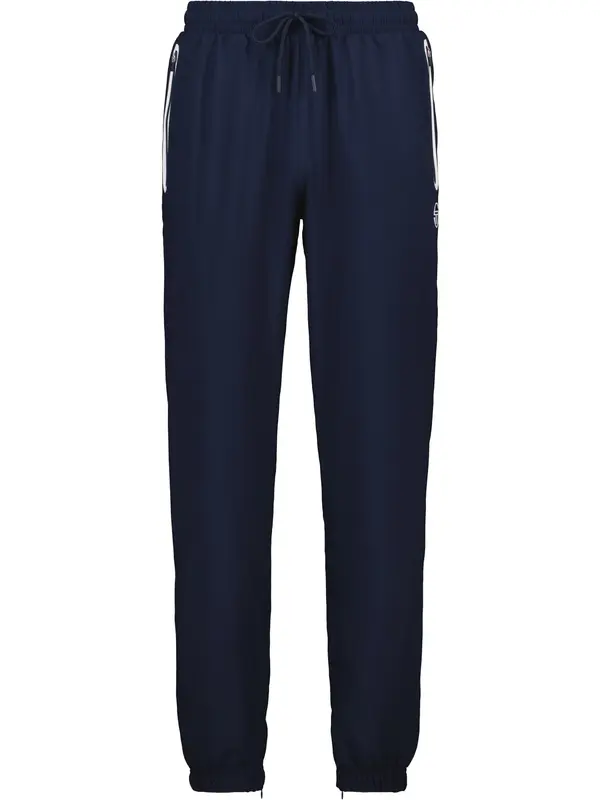 Sergio Tacchini Sergio Tacchini Sportske hlače 'RISPECCHIO'  tamno plava / bijela