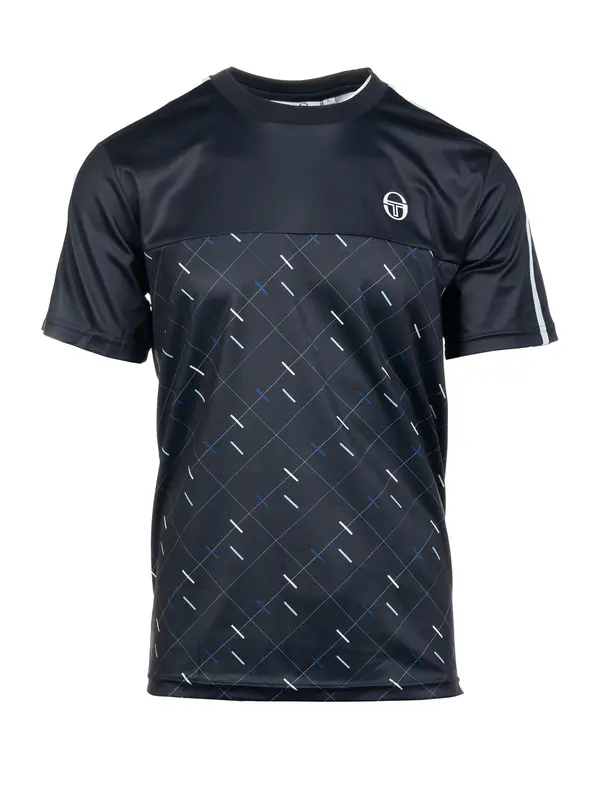 Sergio Tacchini Sergio Tacchini Tehnička sportska majica 'Scotland'  plava / crna / bijela