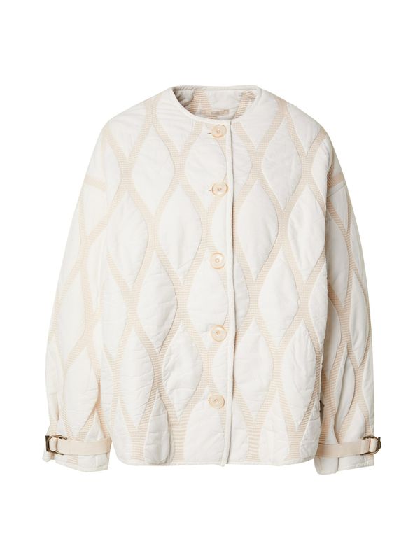 sessun sessun Prijelazna jakna  bež / ecru/prljavo bijela