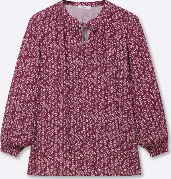 sheego SHEEGO Bluza  boja vina / bijela