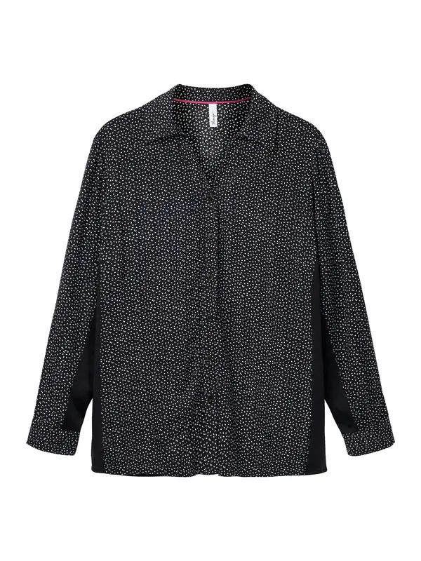 SHEEGO SHEEGO Bluza  crna / bijela