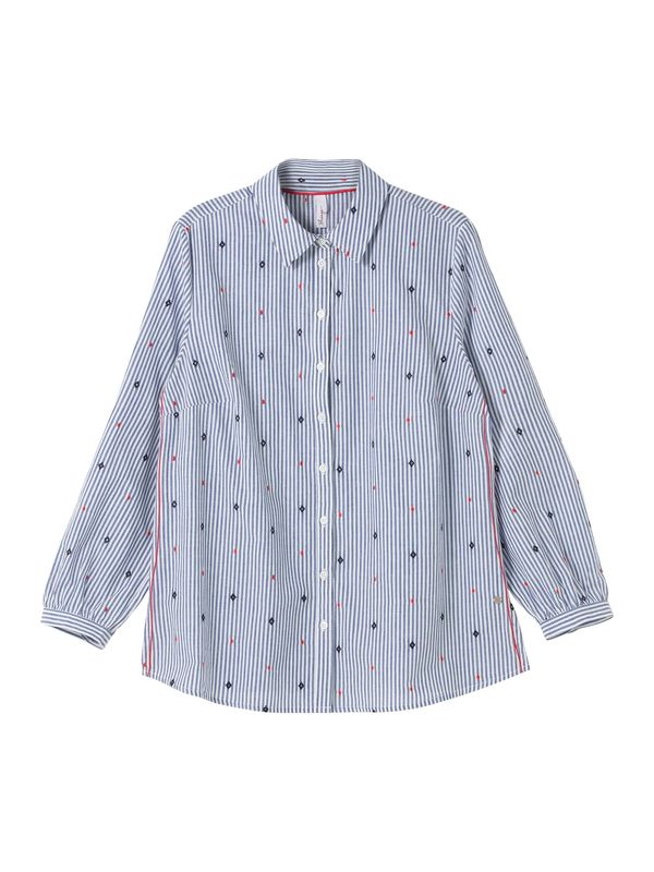 SHEEGO SHEEGO Bluza  mornarsko plava / svijetloplava / crvena / bijela