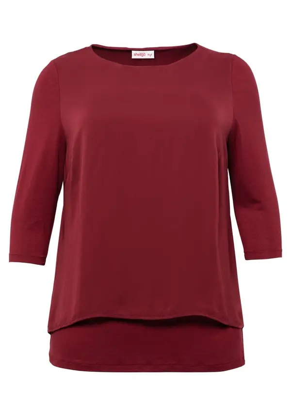 sheego SHEEGO Bluza  rubin crvena