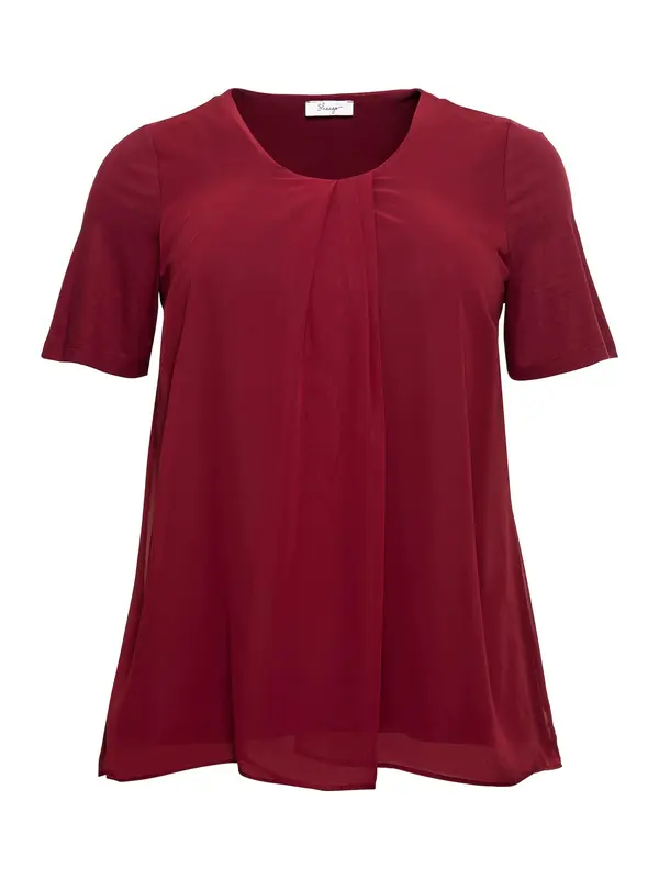 sheego SHEEGO Bluza  rubin crvena