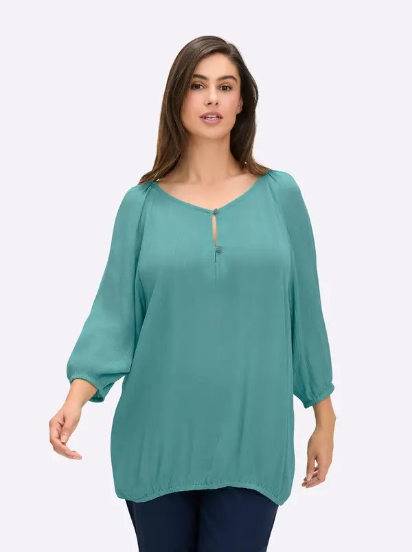 sheego SHEEGO Bluza  tirkiz