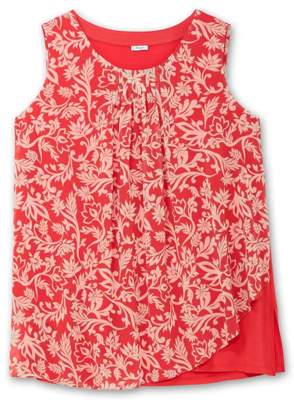 sheego SHEEGO Bluza  vatreno crvena / svijetlocrvena