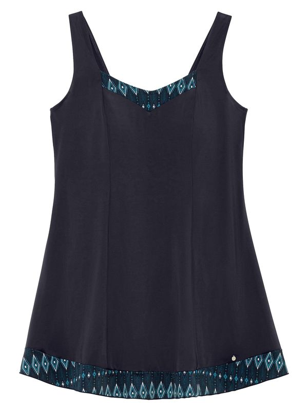 SHEEGO SHEEGO Haljina za kupanje  plava / tamno plava / bijela