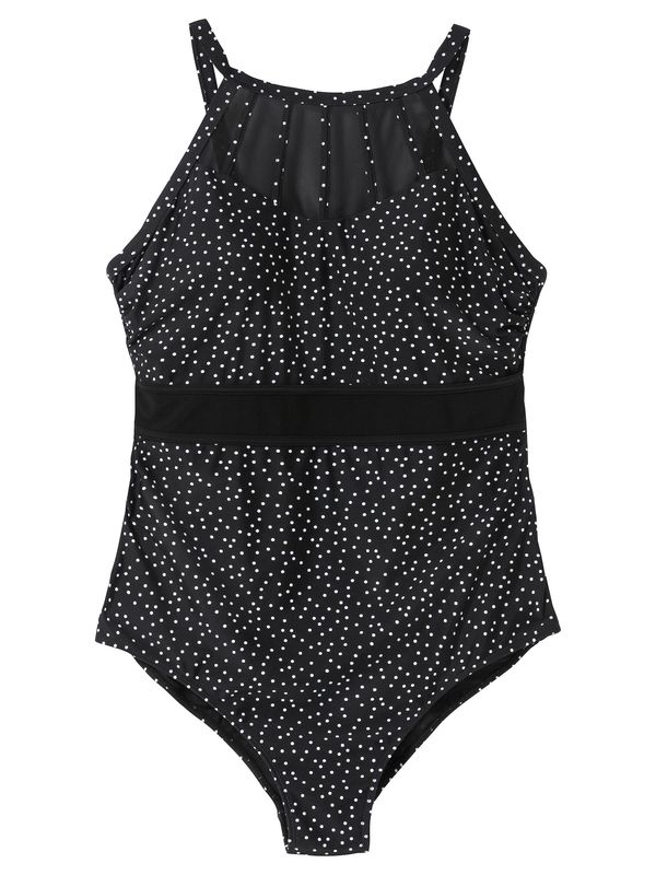 SHEEGO SHEEGO Jednodijelni kupaći kostim  crna / bijela