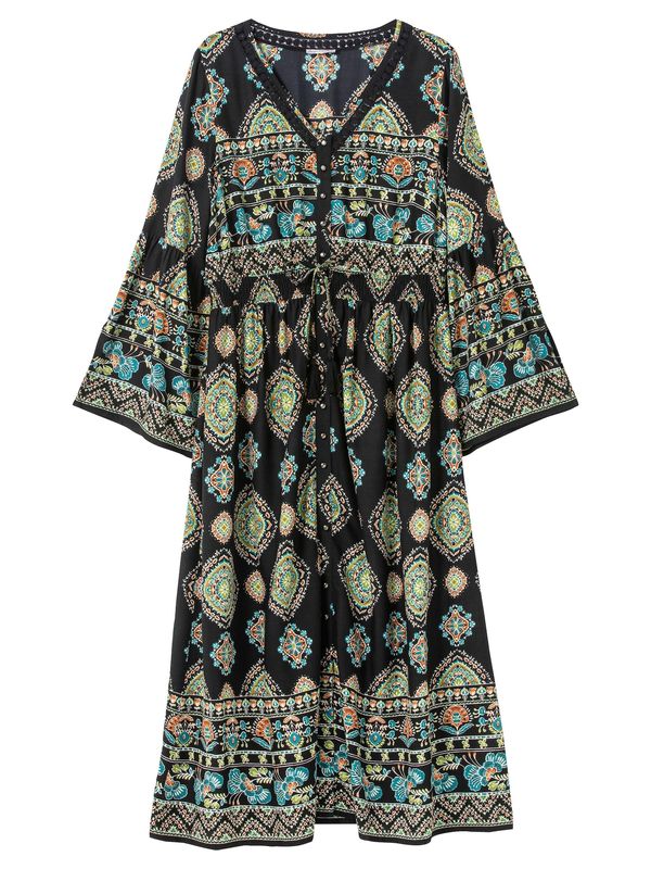 SHEEGO SHEEGO Košulja haljina  kraljevsko plava / jabuka / svijetlocrvena / crna