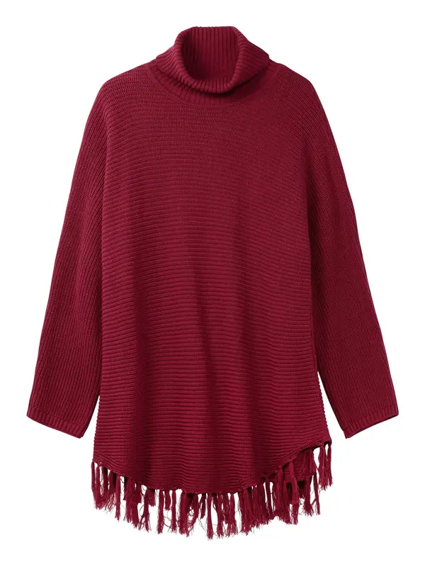 sheego SHEEGO Pulover  bordo