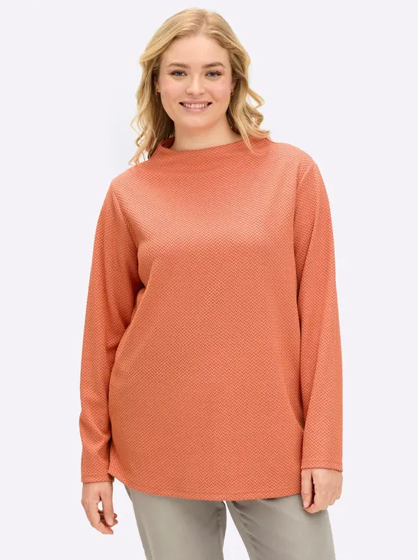 sheego SHEEGO Sweater majica  breskva