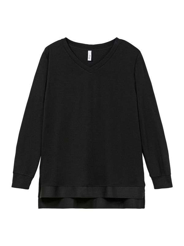 SHEEGO SHEEGO Sweater majica  crna