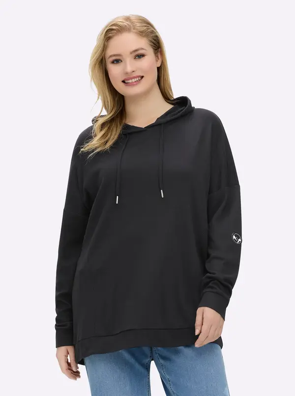 SHEEGO SHEEGO Sweater majica  crna