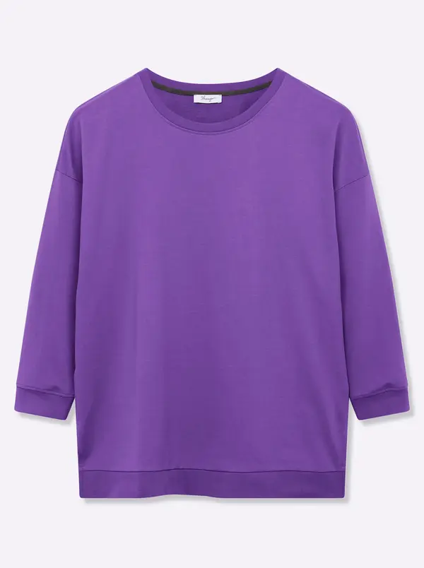 sheego SHEEGO Sweater majica  ljubičasta