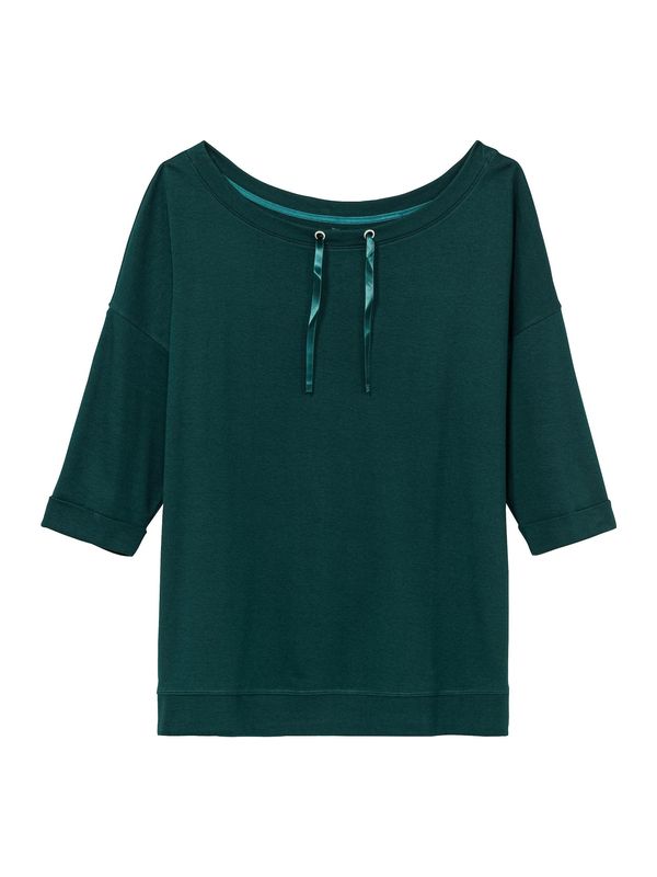 SHEEGO SHEEGO Sweater majica  tamno zelena