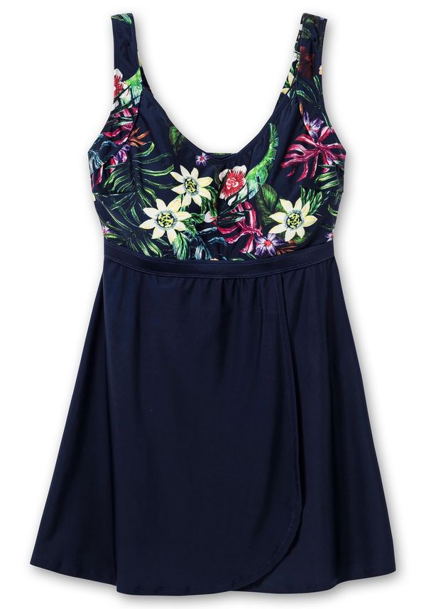 SHEEGO SHEEGO Tankini  tamno plava / žuta / zelena / roza