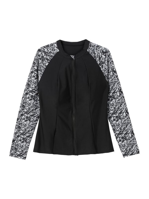 SHEEGO SHEEGO Tankini top  crna / bijela