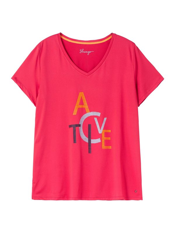 SHEEGO SHEEGO Tehnička sportska majica  noćno plava / svijetloplava / narančasta / magenta